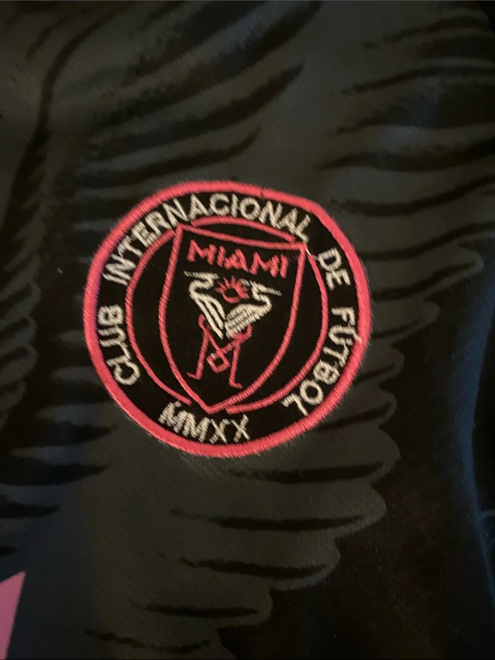 adidas Messi #10 Soccer Jersey in Black and Pink